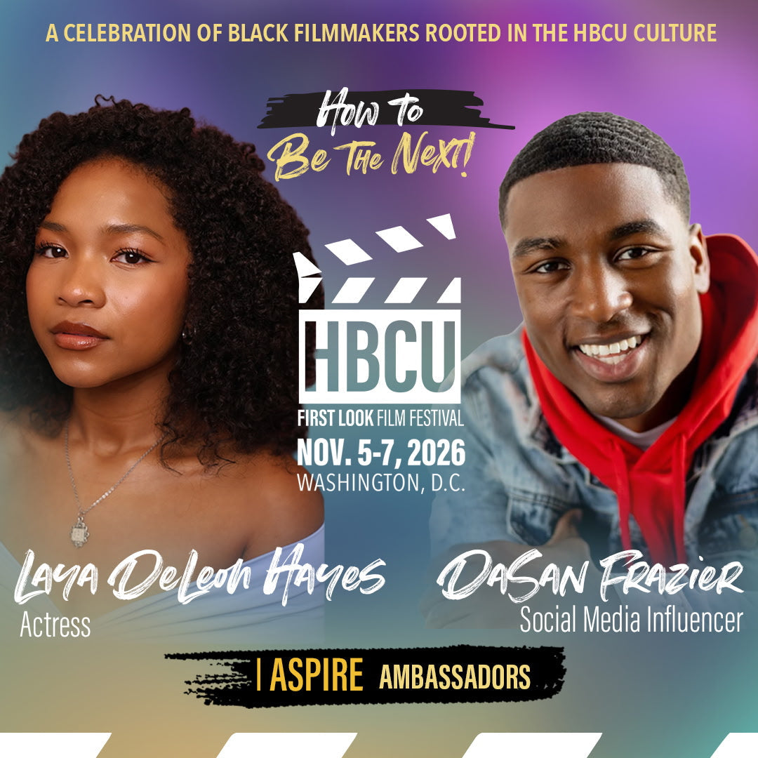 HBCU First Look Film Festival flyer November 5–7, 2026 in Washington DC
