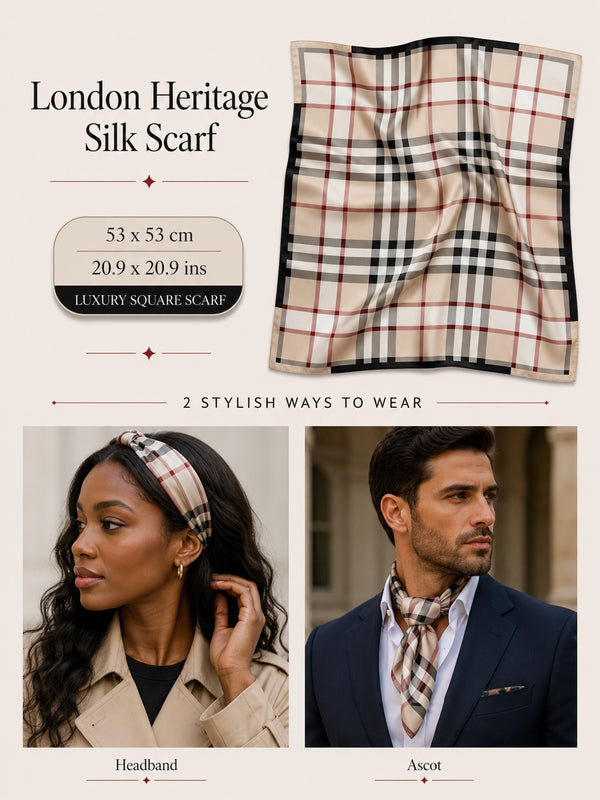 London Heritage Silk Scarf
