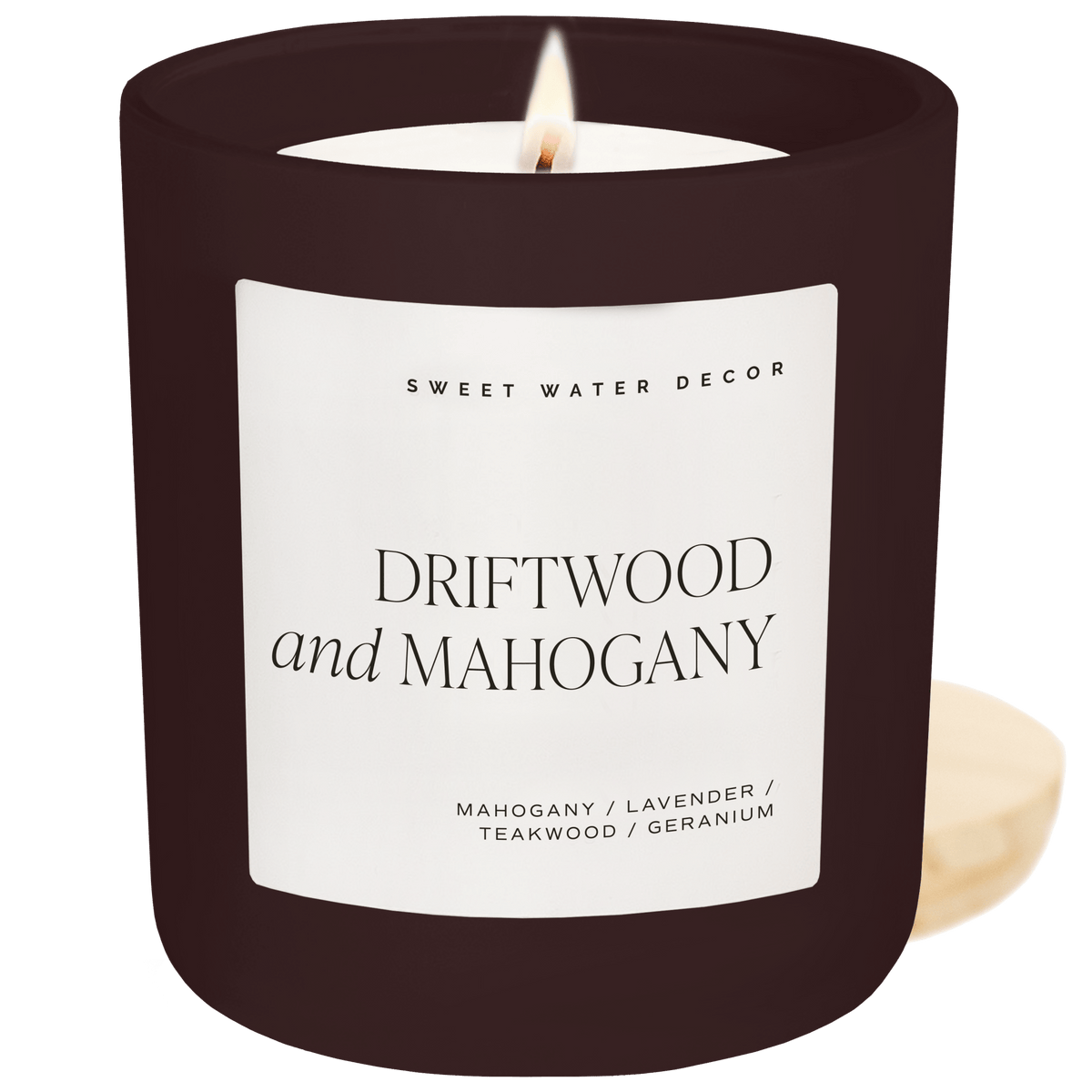Driftwood and Mahogany 15 oz soy candle