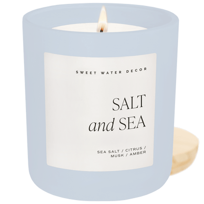 Salt and Sea 15 oz soy candle